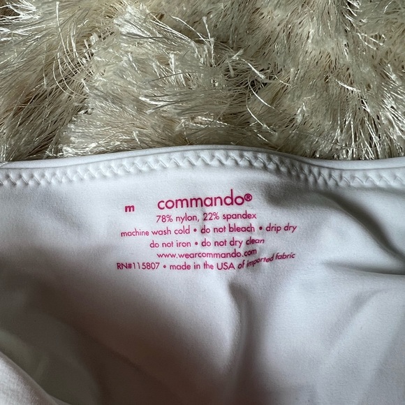 NWT Commando Lifted Classic White Tube Top with Shelf Bra Size M - Picture 3 of 10